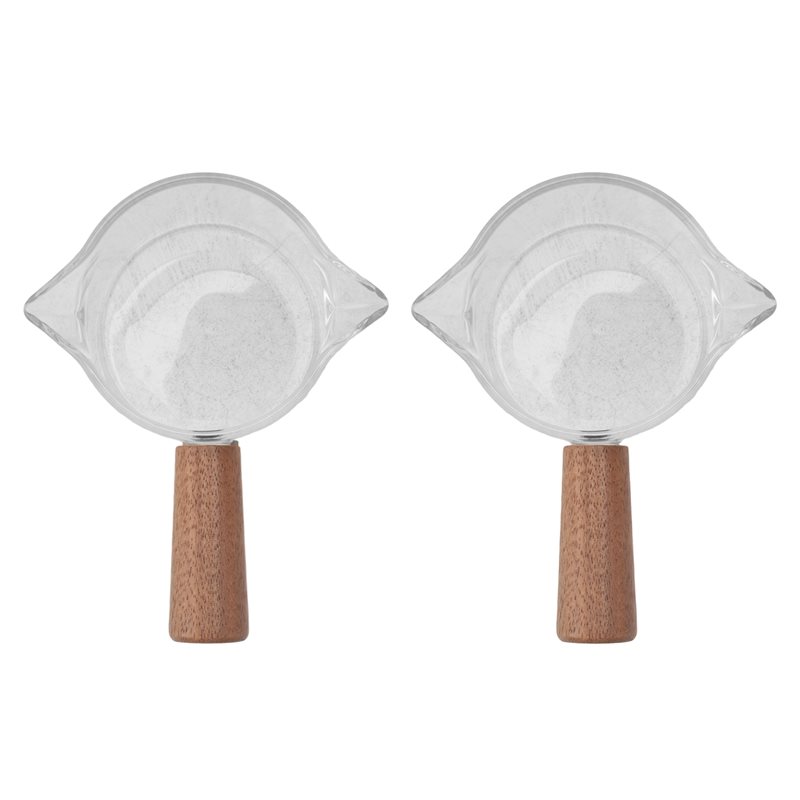 Espresso Shot Glass - B50C 2Pcs Double Spouts Espresso Shot