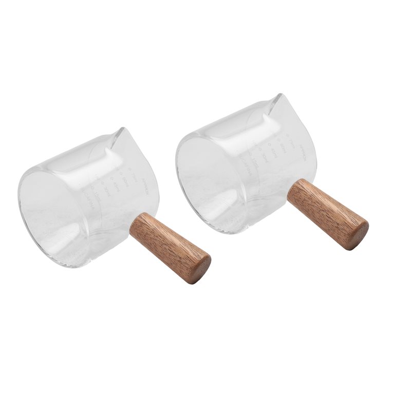 B50C 2Pcs Double Spouts Espres - огляд і ціна Espresso Shot Glass