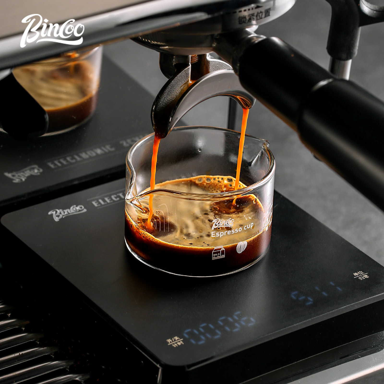BINCOO 90ml Double Spout Espre - огляд і ціна Espresso Shot Glass