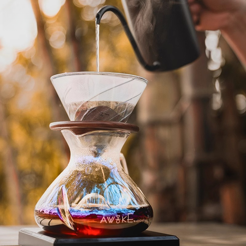 Pour Over Coffee Maker Glass C - огляд і ціна Coffee Equipment Pour Over