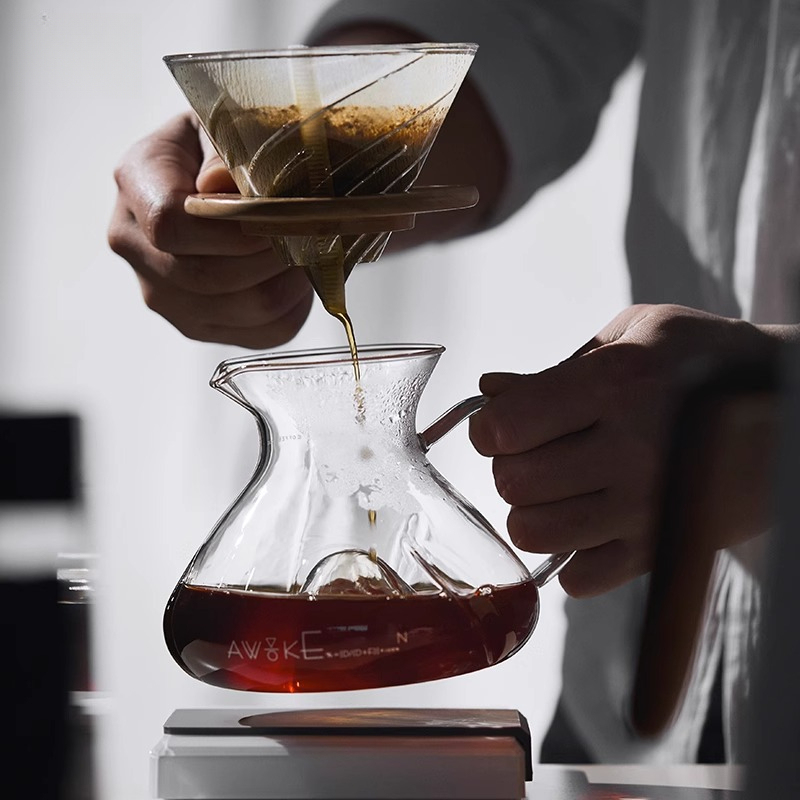 Pour Over Coffee Maker Glass C - огляд і ціна Coffee Equipment Pour Over