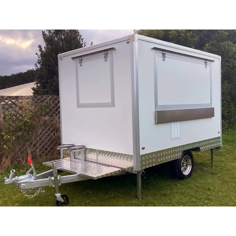 New Mobile Food Trailer with F - огляд і ціна Coffee Van Equipment