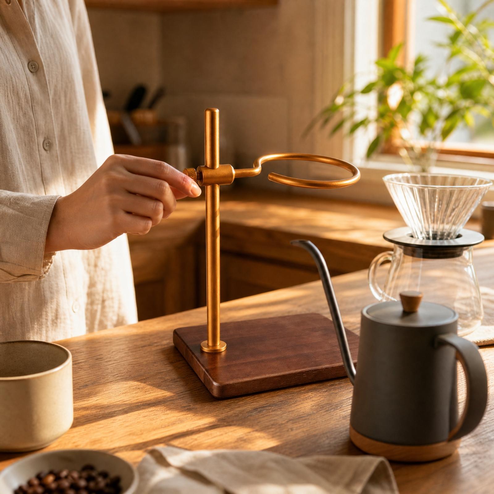 Adjustable Wooden Coffee Drip  - огляд і ціна Coffee Equipment Pour Over