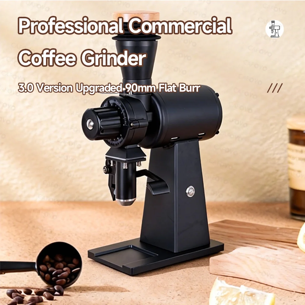 CAFOVO G290F Straight Drop Cof - огляд і ціна Coffee Grinder Burr Flat
