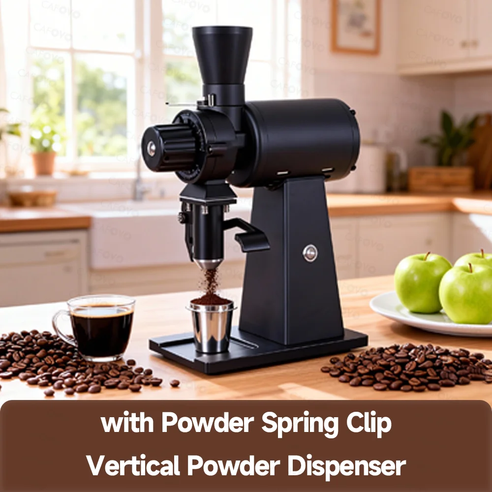 CAFOVO G290F Straight Drop Cof - огляд і ціна Coffee Grinder Burr Flat