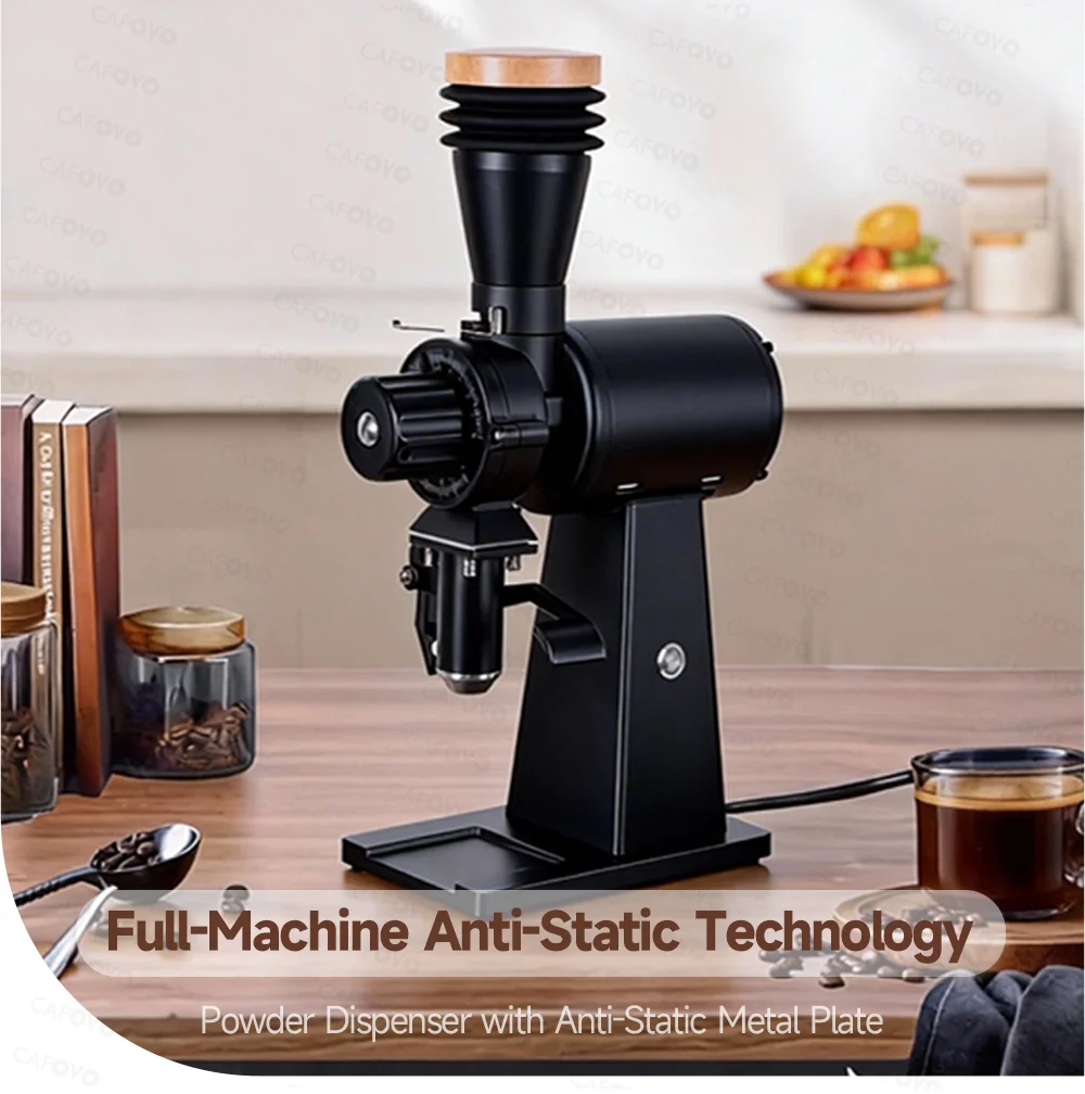 CAFOVO G290F Straight Drop Cof - огляд і ціна Coffee Grinder Burr Flat